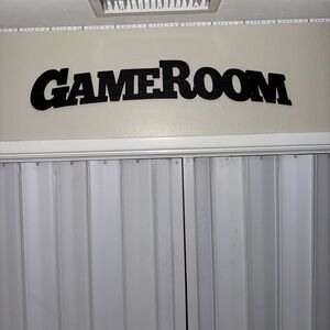 Game room logo room decoration